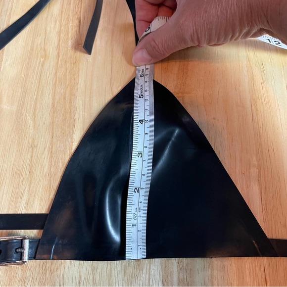 Saint Laurent Latex Triangle Bra - Picture 10 of 11